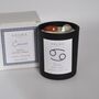 Cancer Zodiac Crystal Candle Gift, thumbnail 1 of 5