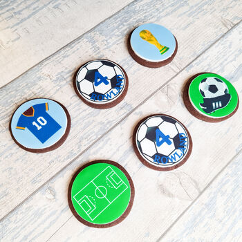 Personalised Football Cookie Gift Box, 10 of 10