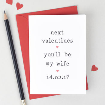 'Next Valentine's' Valentine's Day Card, 4 of 6