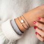 Alessia Heart Charm Leather Bracelet, thumbnail 3 of 6