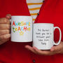 Awesome Teacher Personalised Ceramic Mug, thumbnail 1 of 2