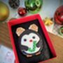 Personalised Christmas Penguin Biscuit, thumbnail 3 of 3