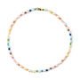 Freshwater Pearl And Rainbow Moonstone Bead Necklace, thumbnail 4 of 5