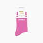 Dance Combed Cotton Glitter Socks In Hot Pink, thumbnail 4 of 4