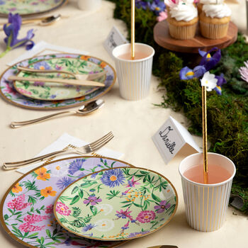 Wildflowers Small Garden Party Plates X 10, 5 of 5