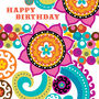 Colourful Happy Birthday Card, thumbnail 2 of 2