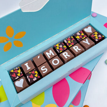 Personalised I'm Sorry Chocolate Gift, 2 of 5