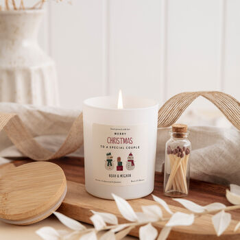 Newlyweds First Xmas Keepsake Gift Candle, 4 of 10