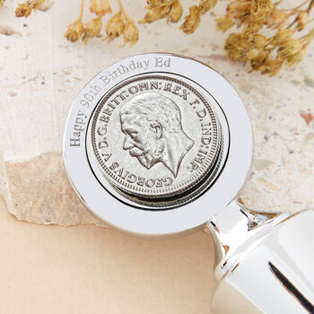 Sixpence 1936 90th Birthday Bottle Stopper, 3 of 9