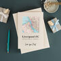 Custom Map Football Club Father’s Day Card, thumbnail 1 of 2