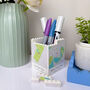 Personalised Map Lego® Brick Buildable Pencil Pot Desk Tidy, thumbnail 1 of 2