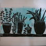 Cactus Botanical Linocut Print, thumbnail 5 of 6