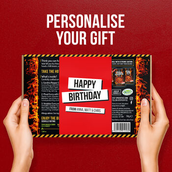 World's Hottest Curries Gift With Free Personalisation, 3 of 12