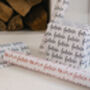 Christmas Typographic Falala Luxury Wrapping Paper, thumbnail 4 of 6