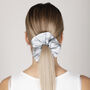 100% Silk Scrunchie Tie And Dye Greys, thumbnail 1 of 2