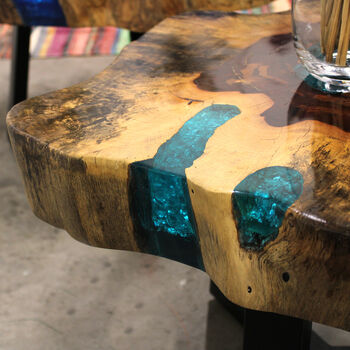 Tamarind And Resin Coffee Table, 4 of 10