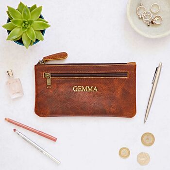 Personalised Leather Clutch Purse, 7 of 12