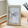 Ivory Faux Shagreen Photo Frame, thumbnail 2 of 6