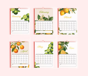Dolce Vita Lemon Mid Year Calendar, 4 of 4