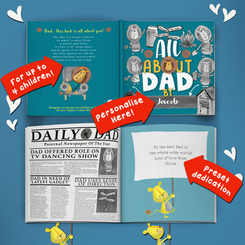 'My Dad' Personalised Book For Fathers, 3 of 10