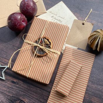 Cinnamon Stripe Paper Fibre, 4 of 6