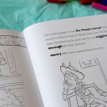 Personalised Toy Story Four Colouring Book, 7 of 8