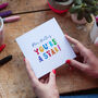 You're A Star Personalised Teacher Card, thumbnail 1 of 2
