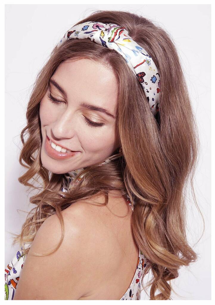 Silk Headband ''indiana'' By Jessica Russell Flint