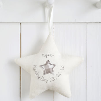 Personalised Embroidered Name Star Gift, 10 of 12