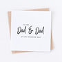 Mum And Mum Wedding Bridal Card, thumbnail 2 of 5