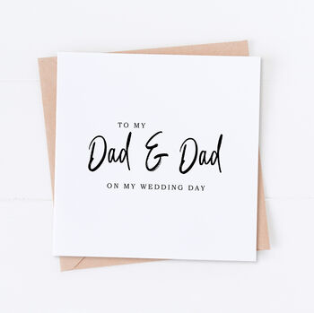 Mum And Mum Wedding Bridal Card, 2 of 5