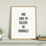 Personalised Favourite Quote Print, thumbnail 6 of 12