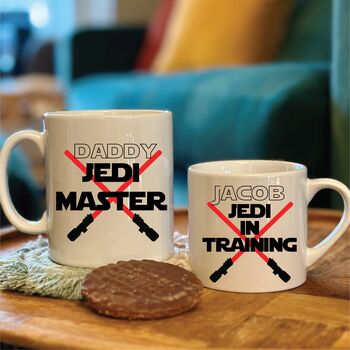 Jedi Master And Jedi In Training Matching Mugs, 2 of 3