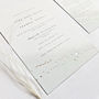 Pale Green And Rose Gold Invitations, thumbnail 1 of 5