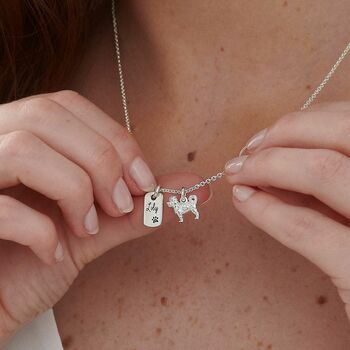 Cavapoo Personalised Silver Necklace, 2 of 10