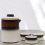 Ceramic Travel Tea Set Camping Tea Pot And Tea Cup Set, thumbnail 1 of 6