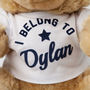 Personalised Large Cuddly Teddy In A T Shirt, thumbnail 3 of 4