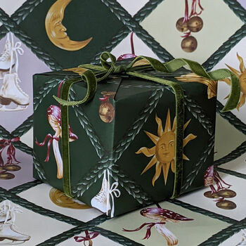 Christmas Gift Wrap Set Celestial Design, 8 of 12