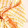 Gingham Colour Scrunchie, thumbnail 7 of 9