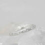 Celestial Star Silver Stacking Ring, thumbnail 4 of 7