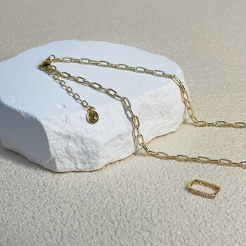 Allure Link Necklace Gold, 3 of 6