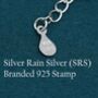 Sterling Silver Multiple Colour Cz Marquise Pendant Necklace, thumbnail 4 of 12