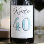 Personalised 'Milestone Birthday' Bottle Of Wine, thumbnail 2 of 4