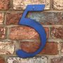 Trendy Coloured House Home Door Numbers, thumbnail 4 of 12