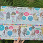 Recycled Birthday Dogs Wrapping Paper Three Sheets, thumbnail 3 of 6