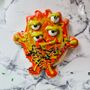 Monsters Diy Cookie Decorating Kit, Six Biscuits, thumbnail 7 of 12