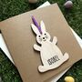 Personalised Easter Rabbit Keepsake Decoration Card, thumbnail 3 of 3