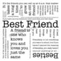 Gift For Friend 'Best Friend' Quotes Print, thumbnail 3 of 8