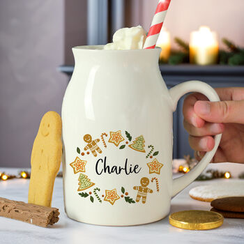 Personalised Christmas Milk Jug, 2 of 4