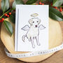 Yellow Labrador Christmas Card, thumbnail 1 of 7